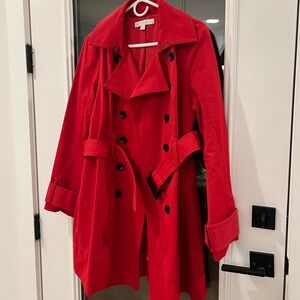 Red Trench Coat